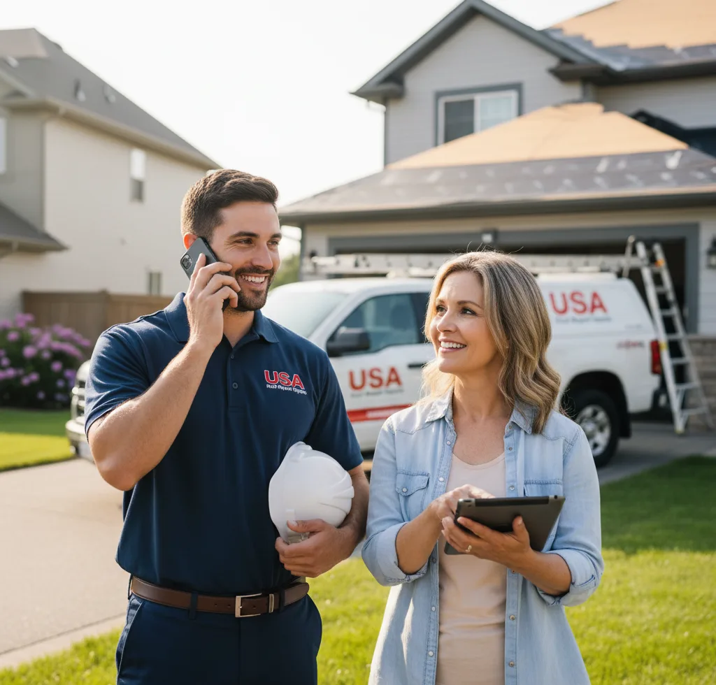USA Roof Repair Experts customer support in Brasher Falls
